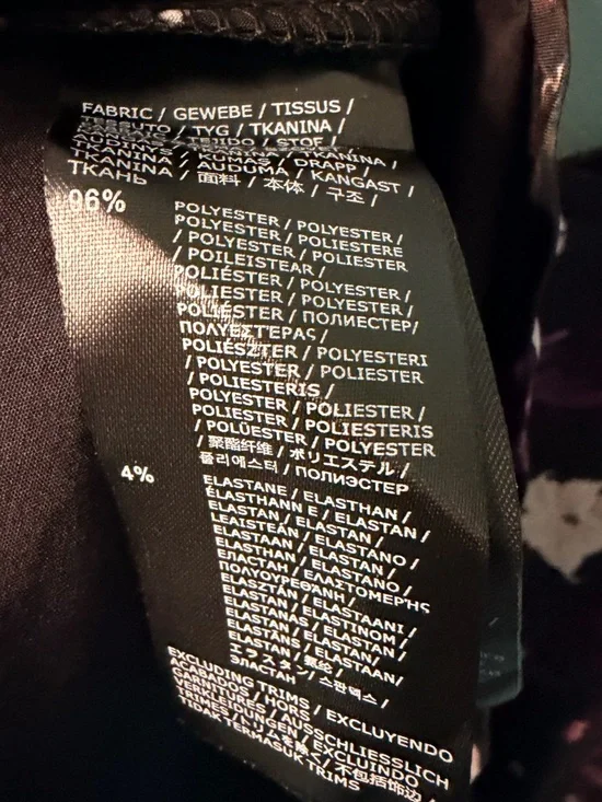 Killstar Purple & Black Floral Forbidden Petals Mini Dress | Size Large - Picture 7 of 8